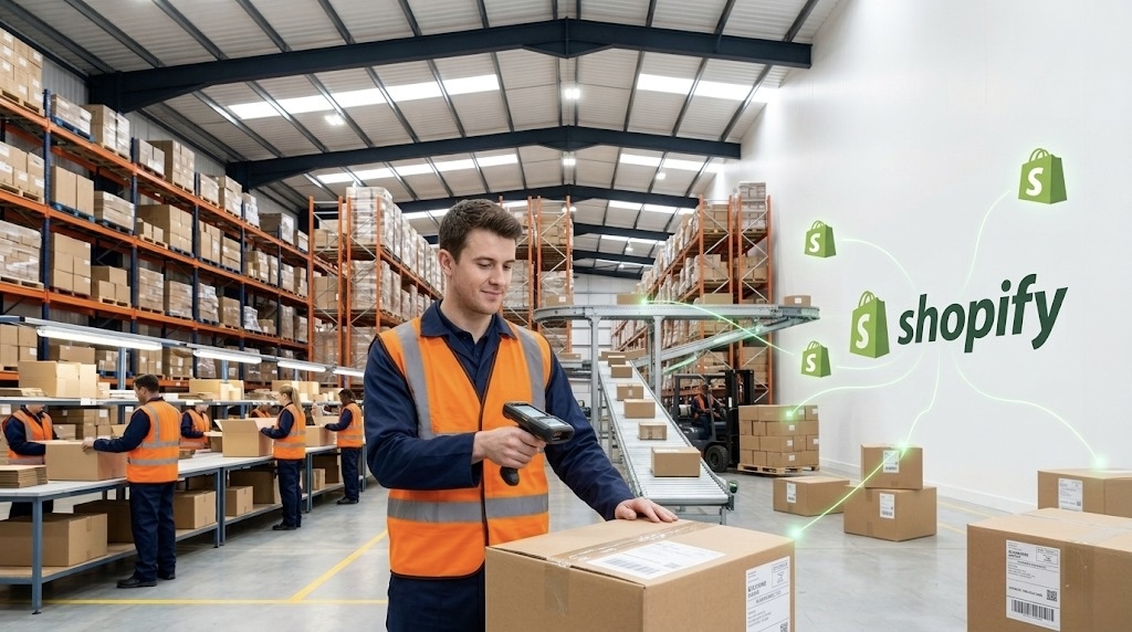 Shopify fulfilment UK warehouse — pick, pack and dispatch for ecommerce brands